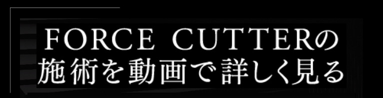 FORCE CUTTERの施術を動画で詳しく見る